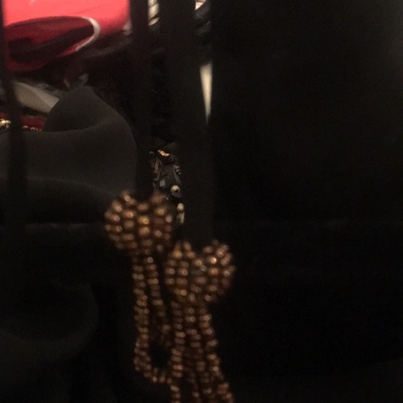 (12) SUE WONG Nocturne Maxi Halter Embellished Dress - Picture 6 of 10